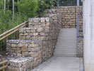 Gabionenstufen